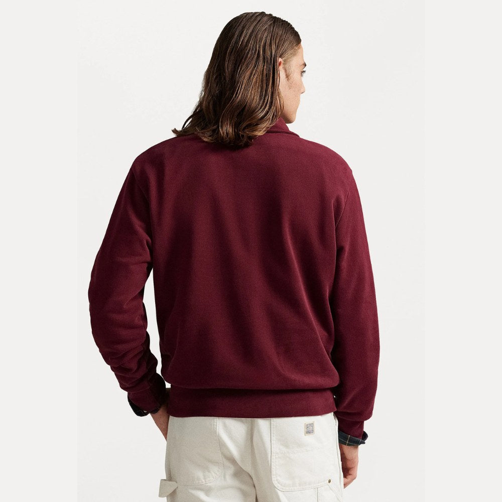 Loopback Fleece Collared Sweatshirt