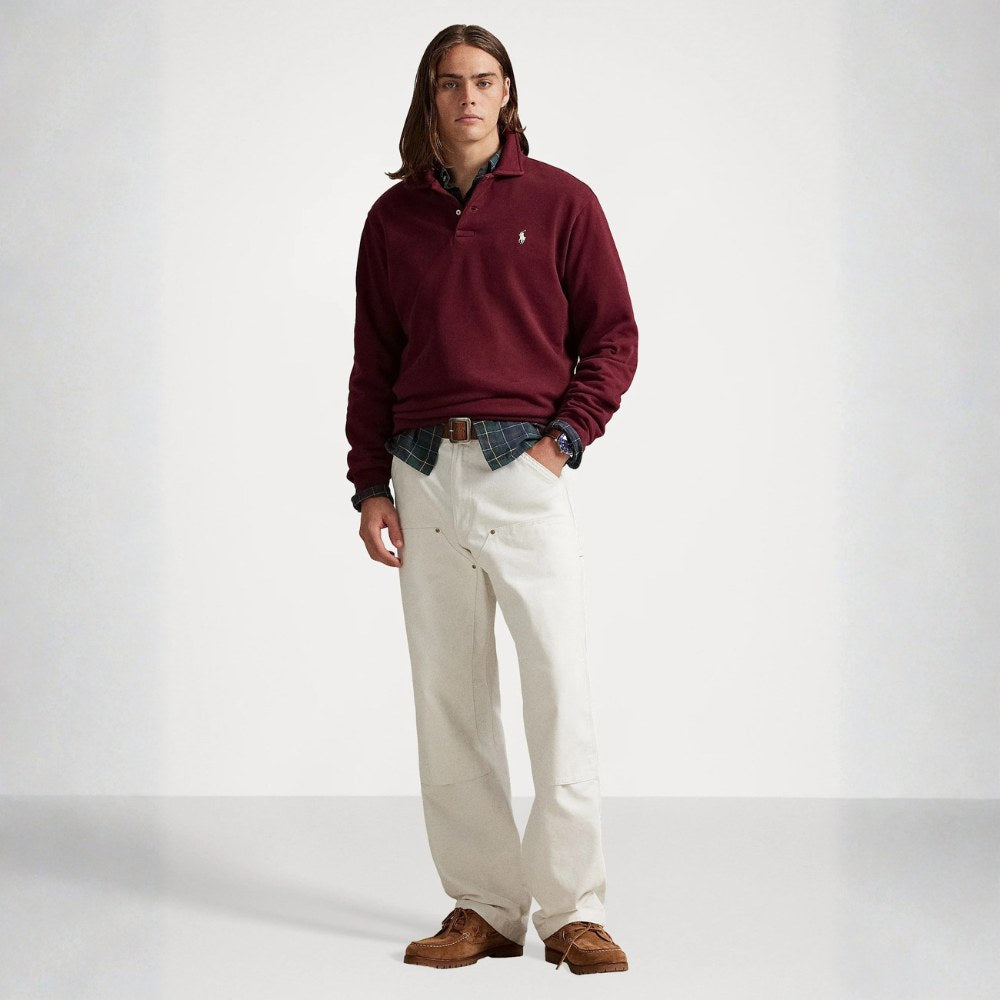 Loopback Fleece Collared Sweatshirt