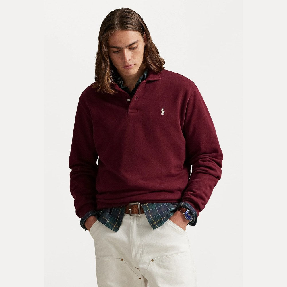 Loopback Fleece Collared Sweatshirt