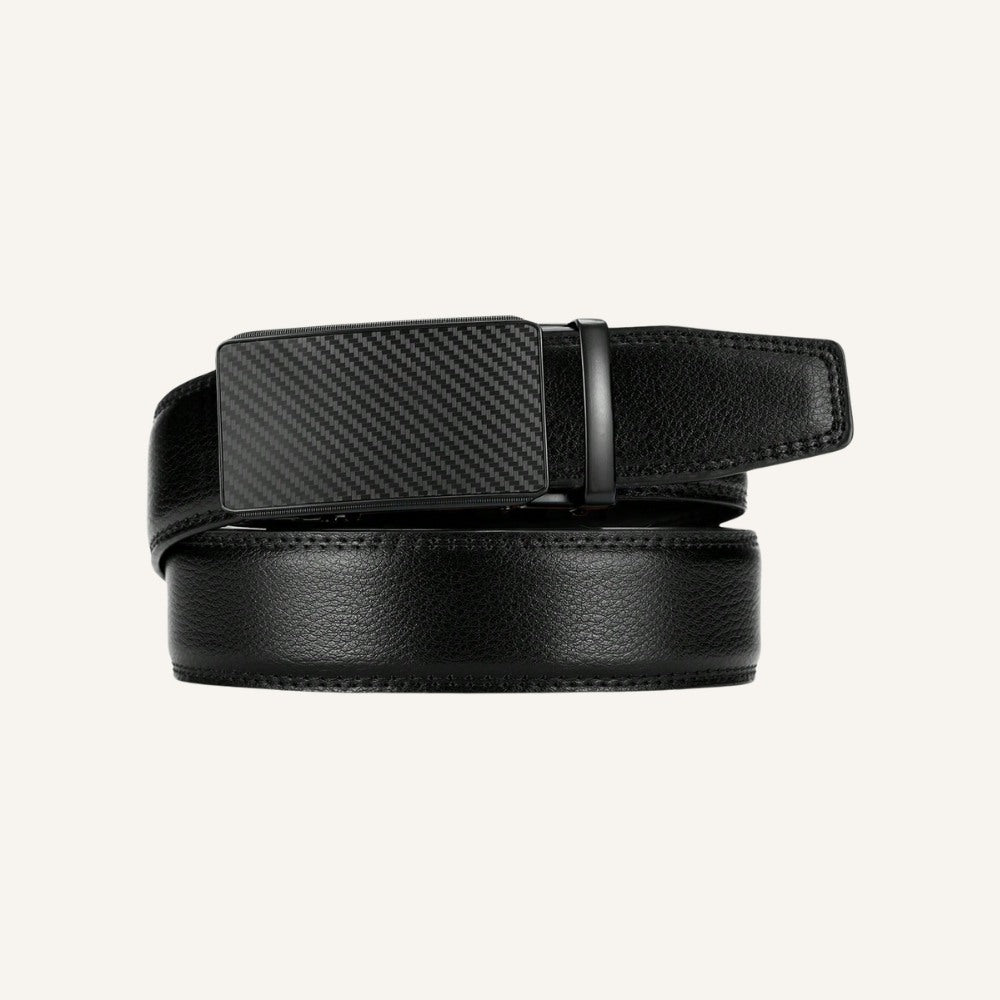 Men’s Leather Belt Carbon 