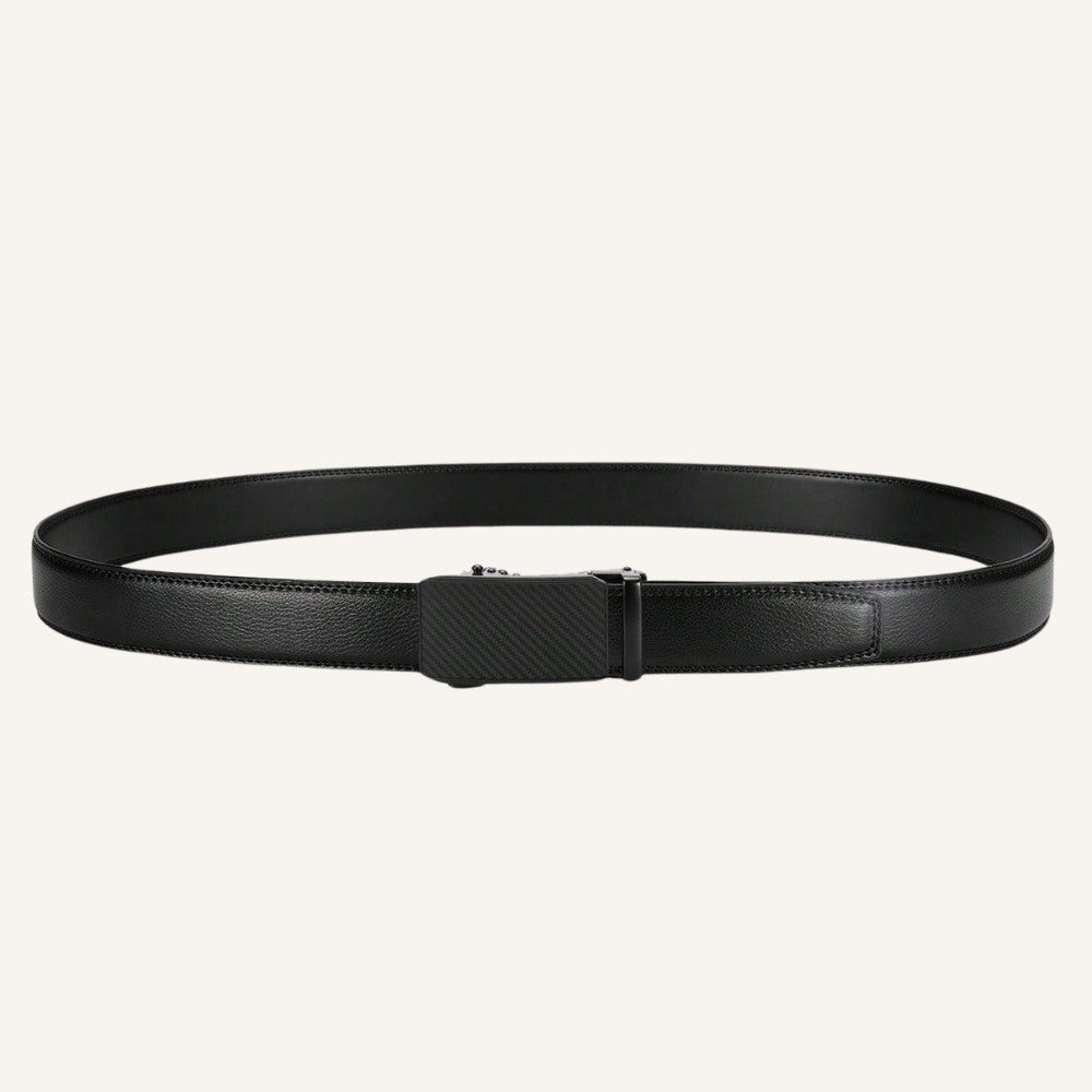 Men’s Leather Belt Carbon 