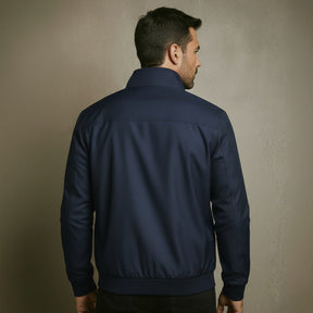 Mens Winter Lined Jacket - Becker Navy Blue