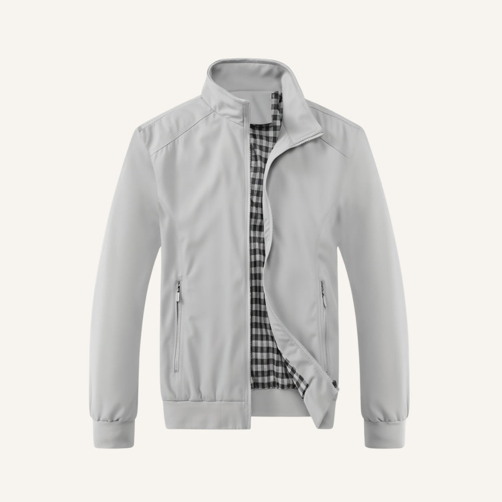 Mens Winter Lined Jacket - Becker Grey