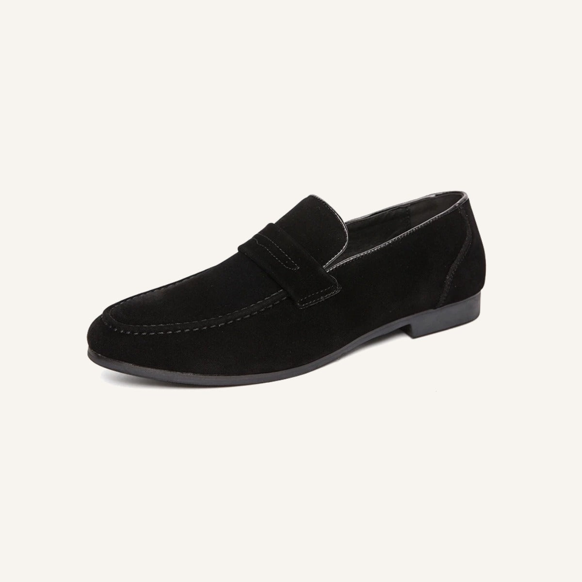 Mocassim Loafer Masculino de Camurça Piazzi preto