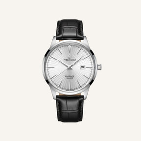 Pablo Raez Genuine Leather Watch White