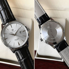 Pablo Raez Genuine Leather Watch WHITE