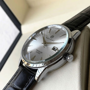 Pablo Raez Genuine Leather Watch White