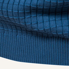 Sueter Masculino Pesson Nollan Texturizado Azul